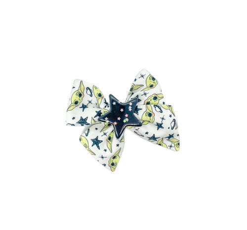 Baby Morgan Bows approx 3.5” ALLIGATOR CLIP WITH TEETH you get one per listing