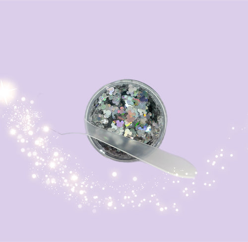 Mouse iridescent Hair glitter