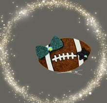 Load image into Gallery viewer, Custom Football Clip- leave colors in notes! Approx 4”