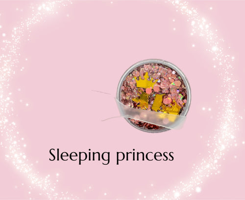 Sleeping princess Hair Glitter