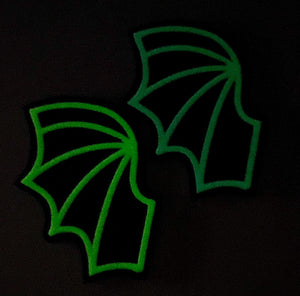 Madi Mos Shoe wings bat wings GLOW IN THE DARK