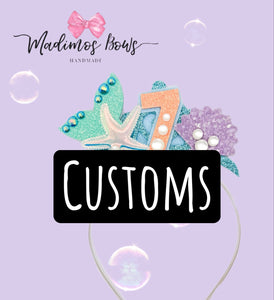 Custom listing for one headband or stand up clip